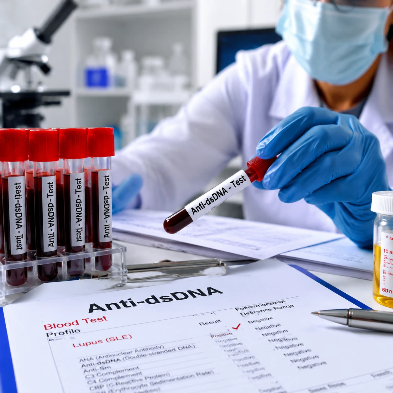 آزمایش آنتی‌بادی Anti-dsDNA: راهنمای جامع